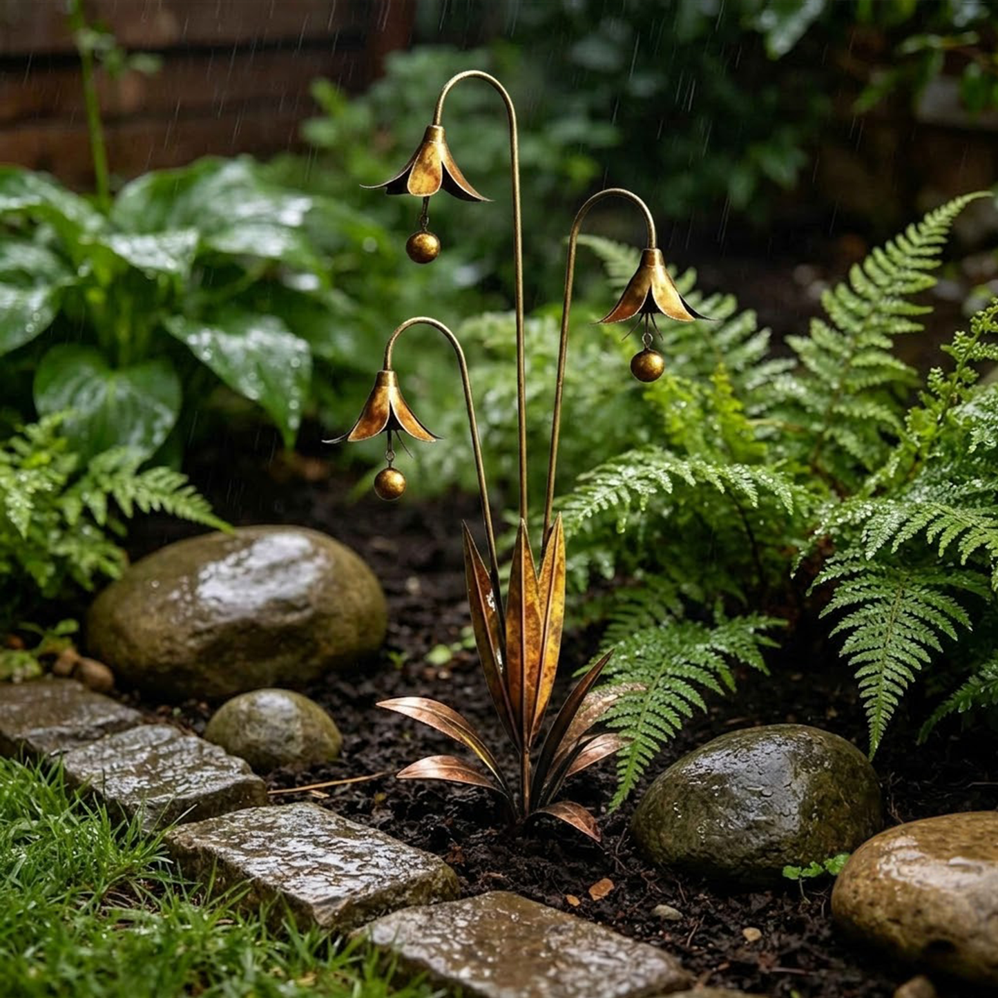 đ„ Limited-Time Offer! Blue Bellflower Garden Stakes â A Charming Melody for Your Outdoor Space