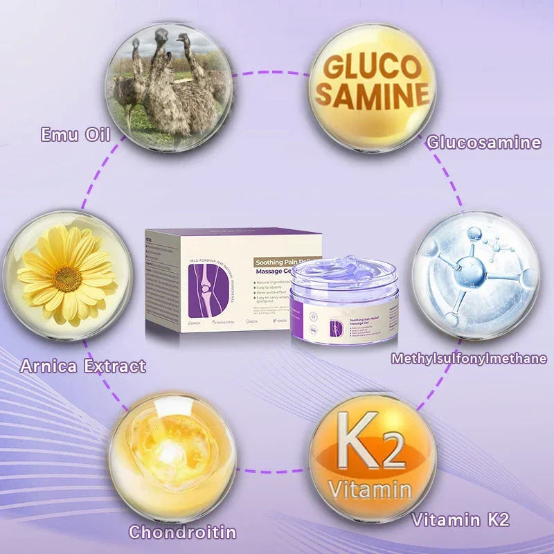 Mayo Clinic recommendsđ¨ââď¸: Turmeric & Emu Oil Arthritis Soothing Pain Relief Massage Gel