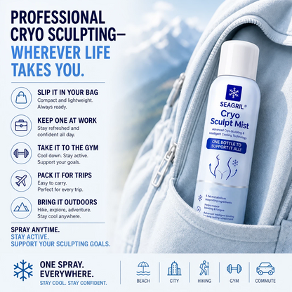 SEAGRIL® 4-in-1 Cryo Sculpt Mist(❄️ Instant Cooling • Firm-Looking Skin • Refreshing Comfort • Everyday Body Care)
